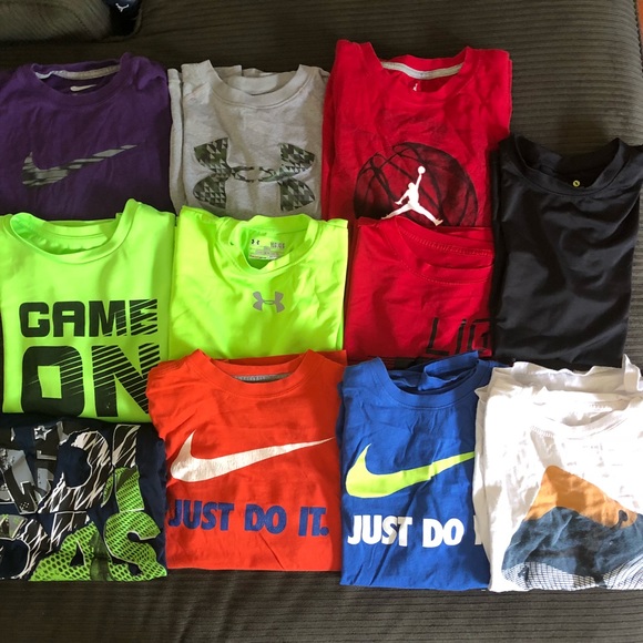 nike and adidas shirts